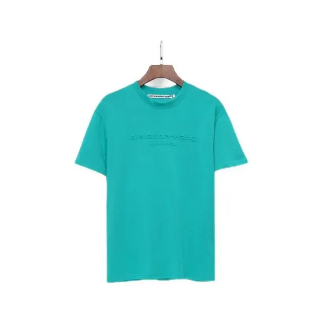 Alexander McQueen Embroidered Logo Tee Mint Green