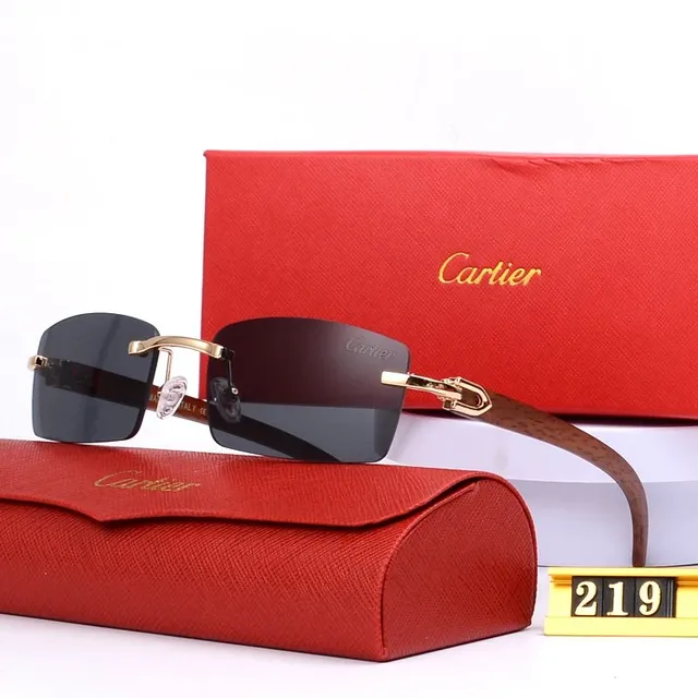 Cartier Sunglasses Rimless with Gold Accents