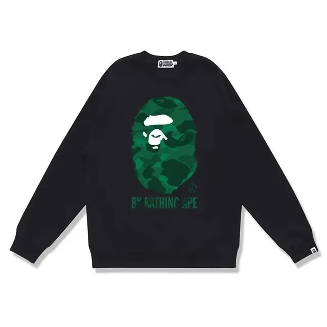 BAPE Crewneck Sweatshirt Camouflage Ape Head