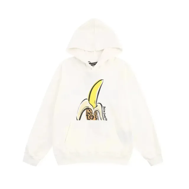 Palm Angels Hoodie Banana Print