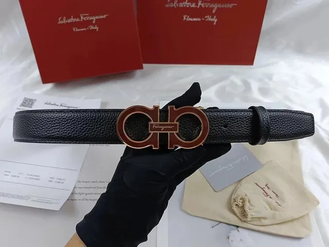 Ferragamo Gancini Belt Classic Gancini Buckle