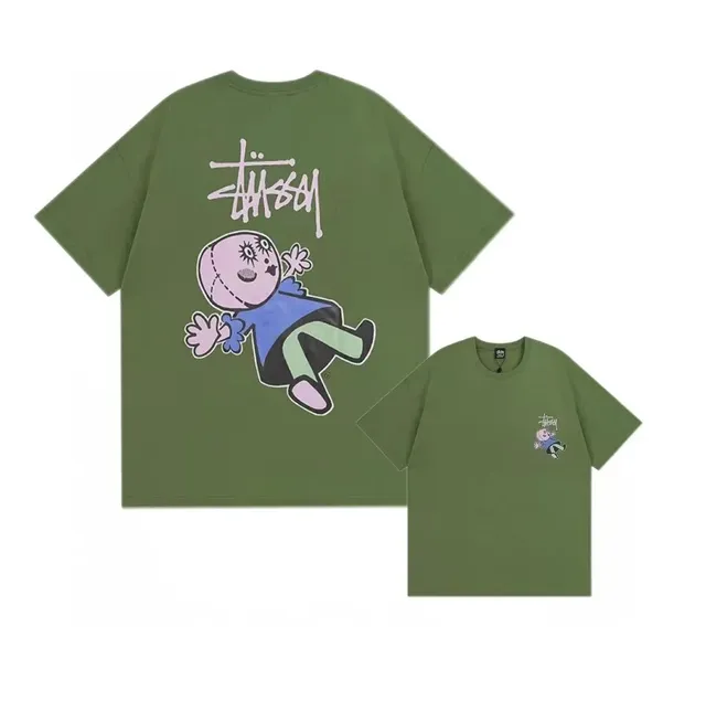 Stüssy Graphic Tee Cartoon Print
