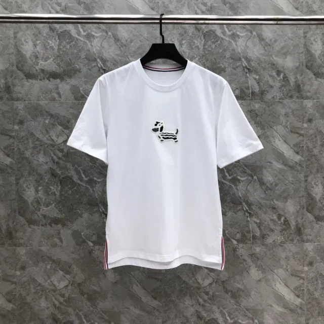 Thom Browne T-Shirt Dog Embroidery
