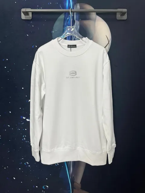 Balenciaga Crewneck Sweatshirt Crystal Logo