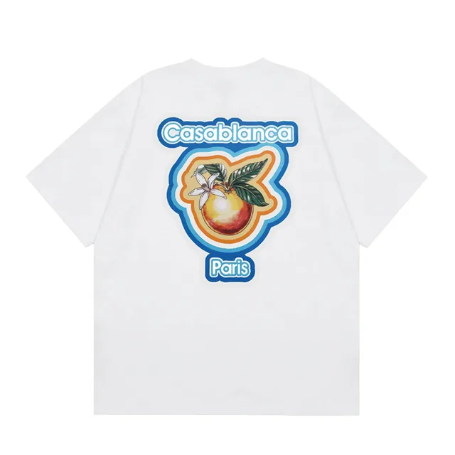 T-Shirt Casablanca Orange Logo