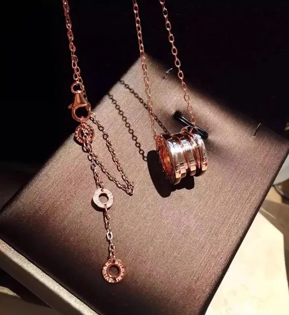 Bulgari Serpenti Necklace Tubogas Coil Pendant