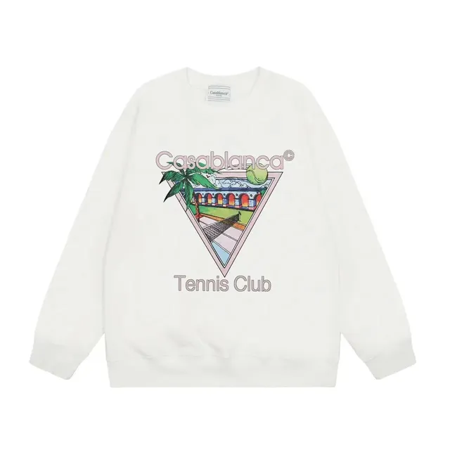 Casablanca Tennis Club Sweatshirt Graphic Print