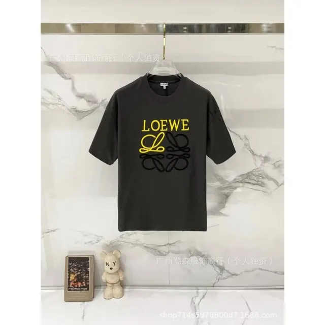 Loewe Logo T-Shirt Yellow and Black Anagram