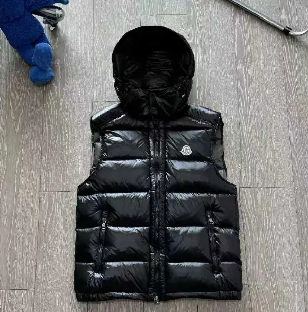 Moncler Padded Vest Glossy Nylon
