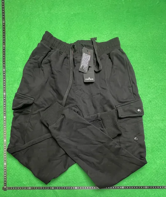 Stone Island Cargo Joggers Black
