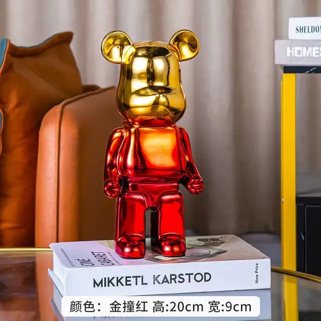 Be@rbrick Bearbrick Metallic Red and Gold