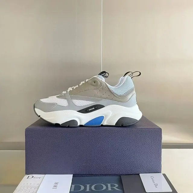 Dior B22 Grey Mesh and Leather
