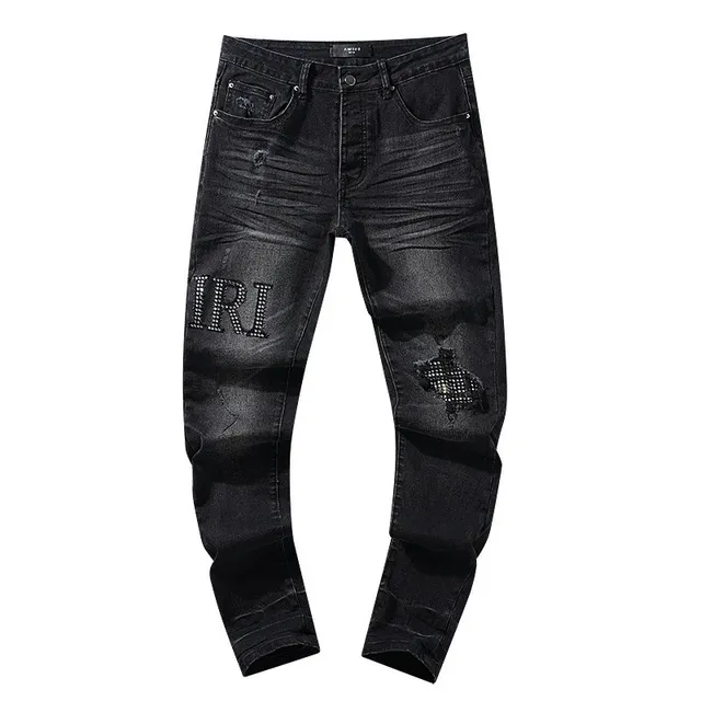 Corteiz Distressed Straight Jeans
