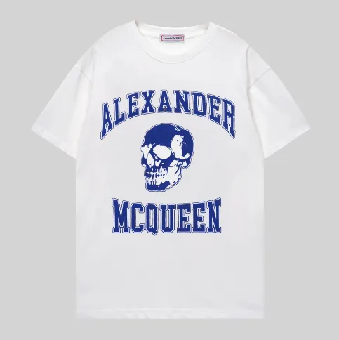 Alexander McQueen Skull Graphic Tee Arch Logo Skull