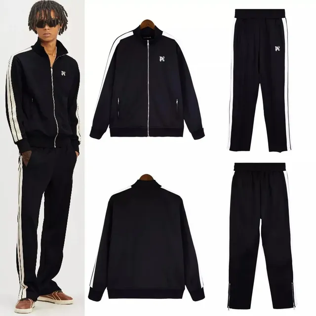 Drew House Track Suit Black with White Stripes