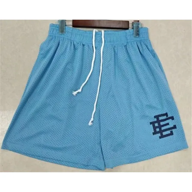 Eric Emanuel Mesh Shorts Logo Embroidered