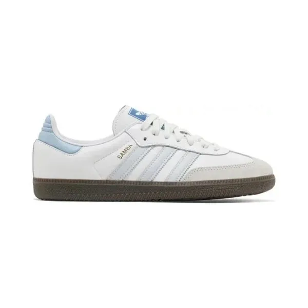 Adidas Samba White Light Blue Gum