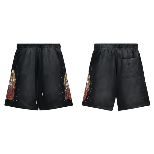 Hellstar Shorts Flame Print