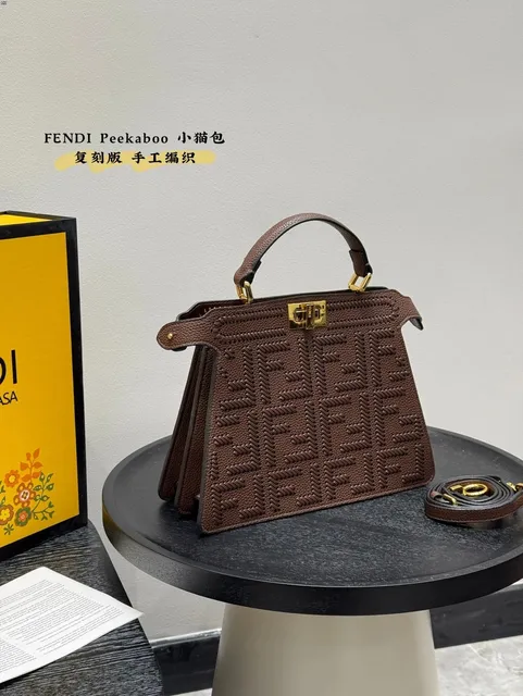 Fendi Peekaboo Woven FF