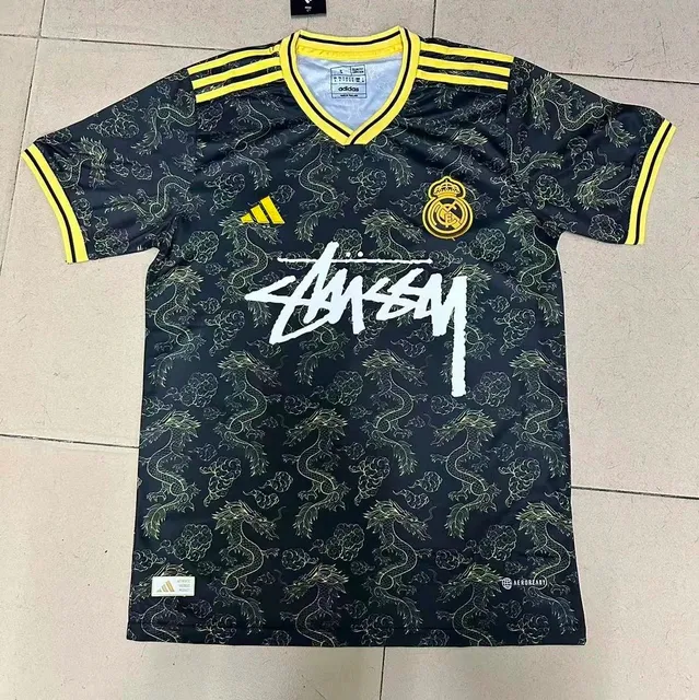 Adidas Real Madrid Jersey Stüssy Dragon Print