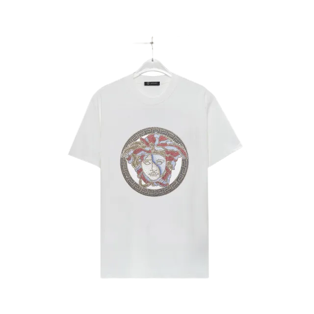 Versace Medusa T-Shirt Crystal-Embellished
