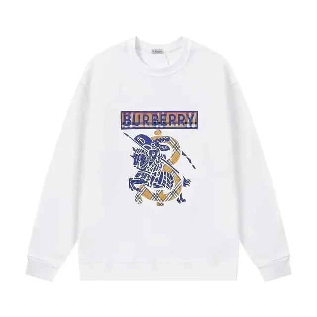 Burberry Graphic Sweatshirt Equestrian Knight Print