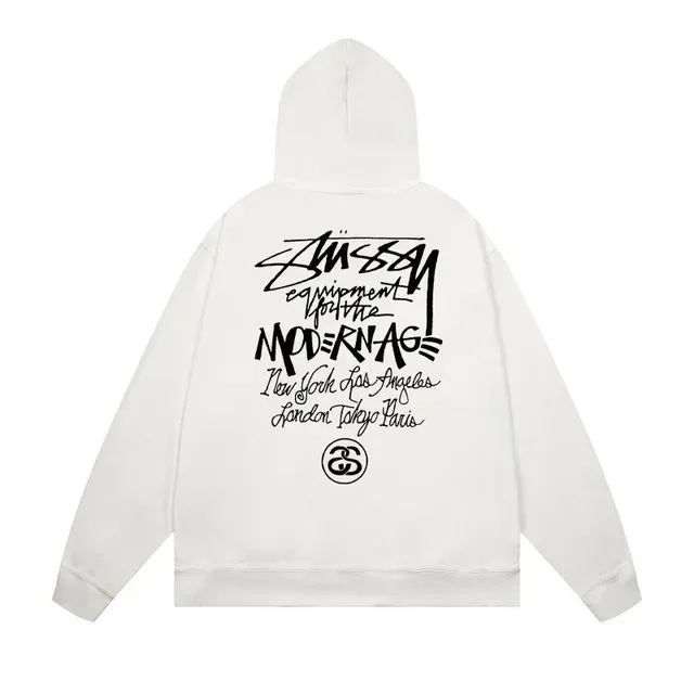 Stüssy Hooded Sweatshirt Modern Age Graphic