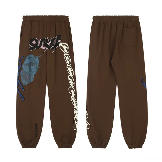 Travis Scott Joggers Graffiti Print