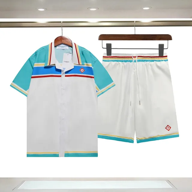 Casablanca Tennis Club Set Colorblock Stripe