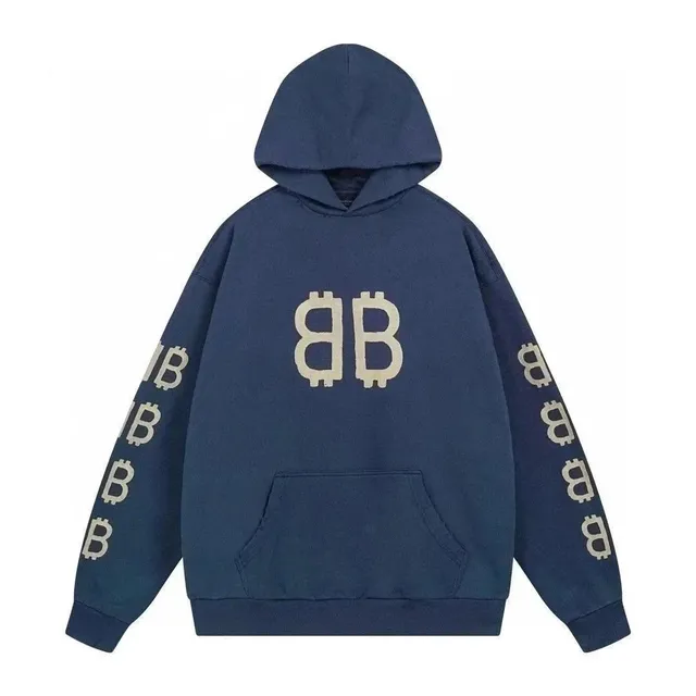 Broken Planet Hoodie Bitcoin Logo Print