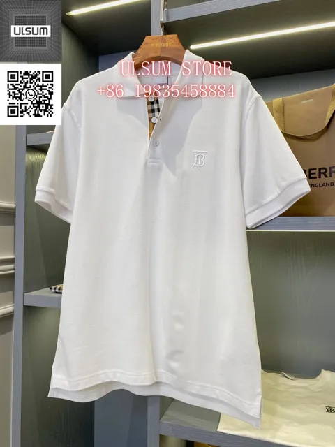 Burberry Polo Shirt Monogram Embroidery