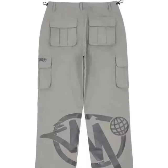 Broken Planet Cargo Trousers Globe Print
