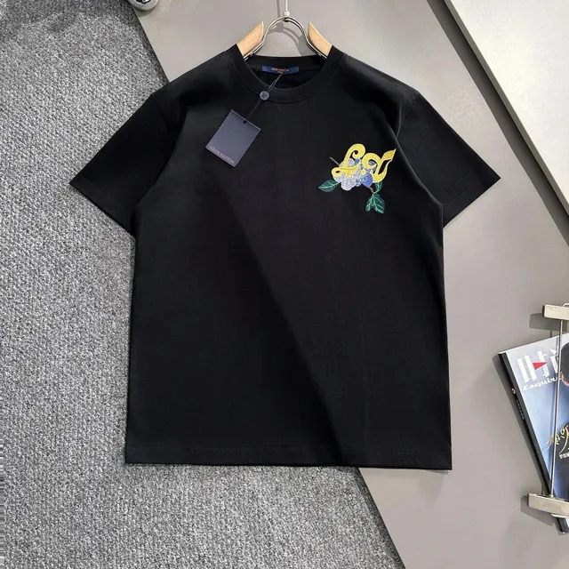 Louis Vuitton T-Shirt Floral Embroidered