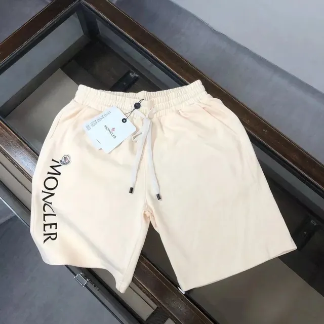 Moncler Logo-Print Shorts Vertical Logo