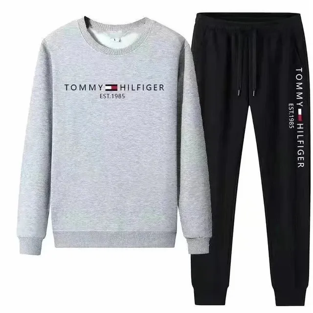Polo Ralph Lauren Sweatshirt and Joggers Set Tommy Hilfiger Logo Print