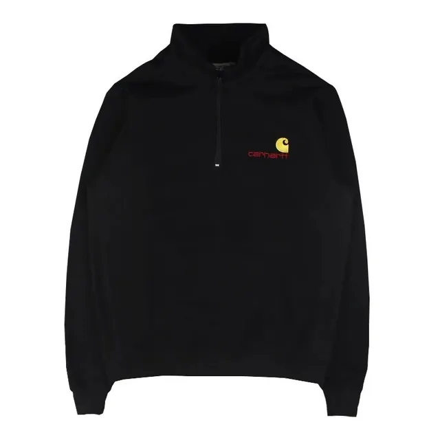 Carhartt Quarter-Zip Sweatshirt Logo Embroidery