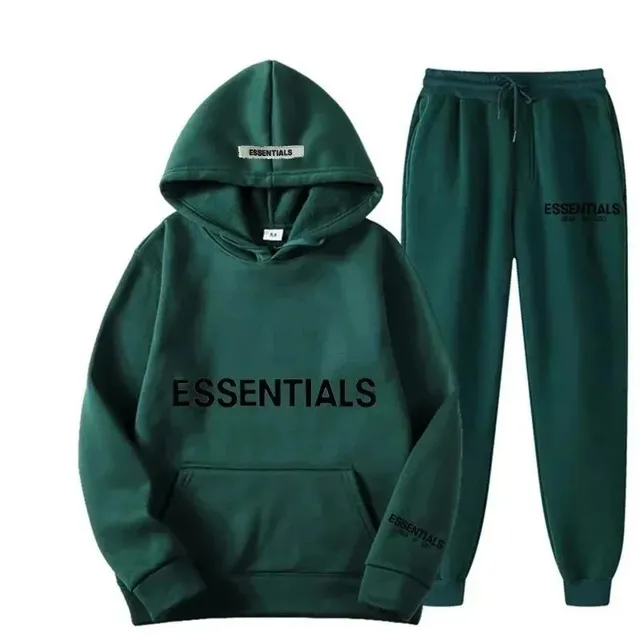 Fear of God Essentials Hoodie and Joggers Set Essentials Logo