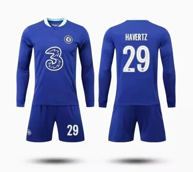 Adidas Chelsea Home Kit 2020-21 Long Sleeve