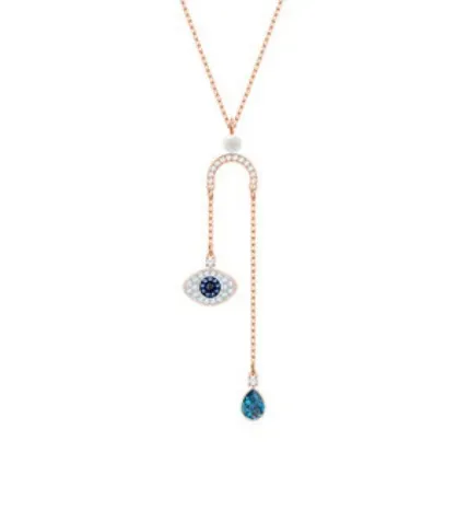 Devil's eye tassel necklace