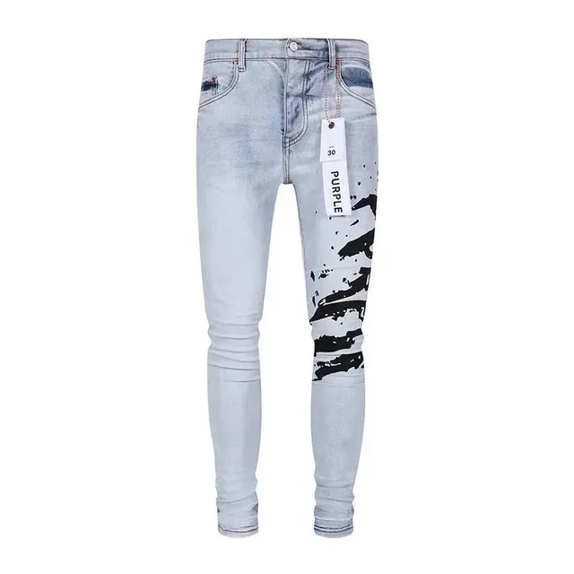 Slim Fit Jeans Paint Splatter