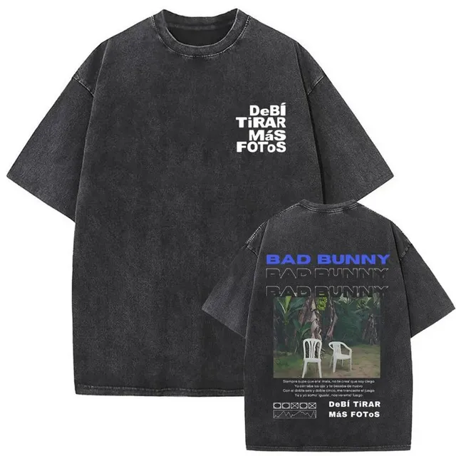 Bad Bunny Graphic T-Shirt Debí Tirar Más Fotos