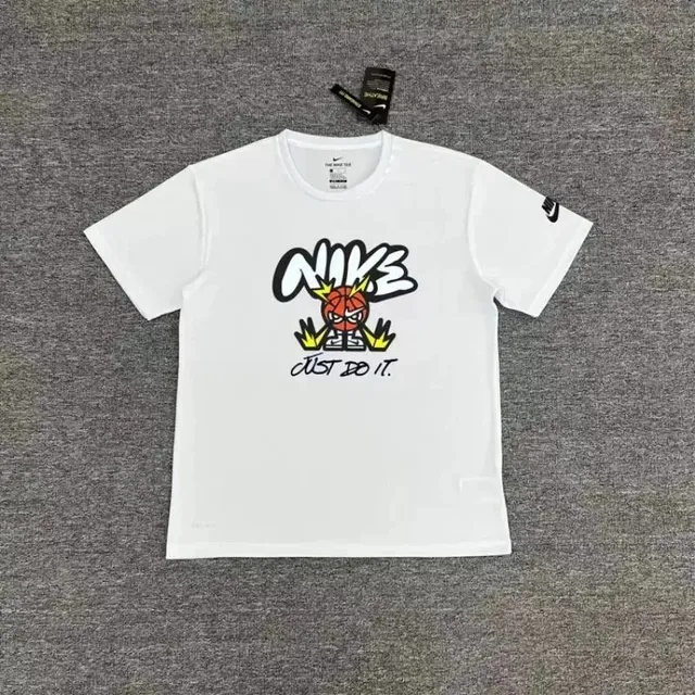 Nike Graphic T-Shirt Basketball Graffiti Print