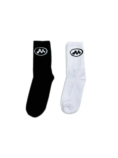 Amiri Logo Socks Contrast Logo