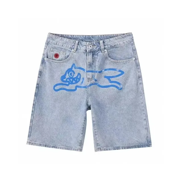 BAPE Shark Shorts Blue Outline Shark