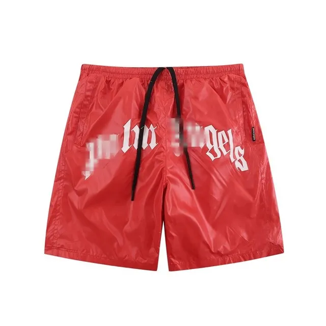 Palm Angels Logo Shorts Gothic Print