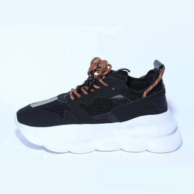 Balenciaga Triple S Black Brown Mesh