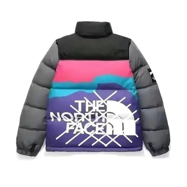 The North Face Nuptse Jacket Gradient Logo Back