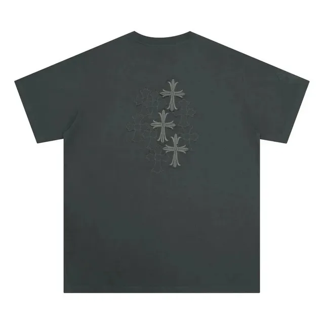 Chrome Hearts T-Shirt Triple Cross Embroidery