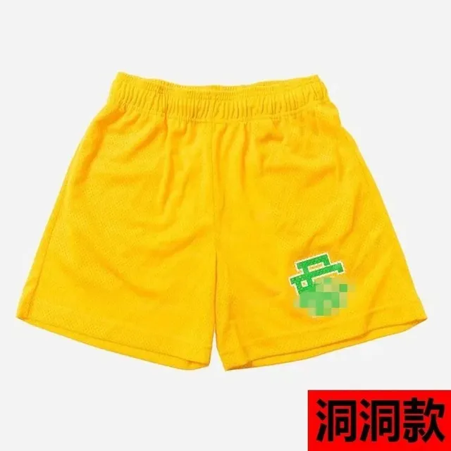 Eric Emanuel Mesh Shorts Pixel Logo