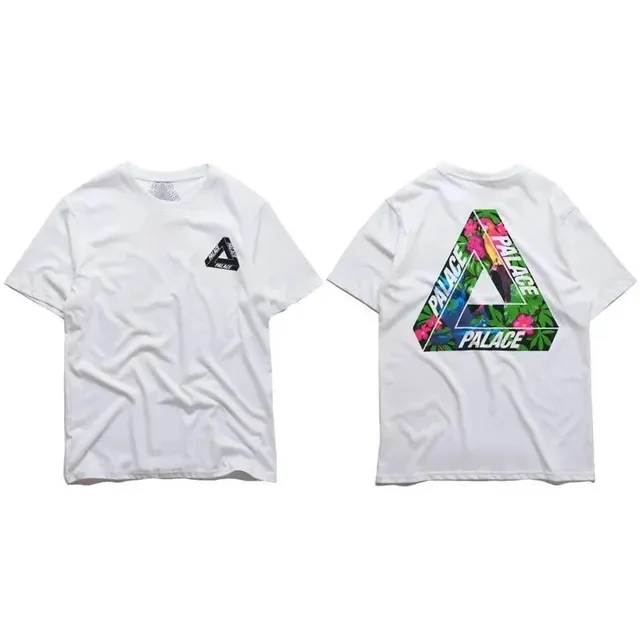 Palace Triangle Tee Tropical Print